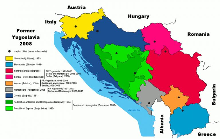 Map Of Yugoslavia Now Fabian S Website   800px Former Yugoslavia 2008 01 768x485 